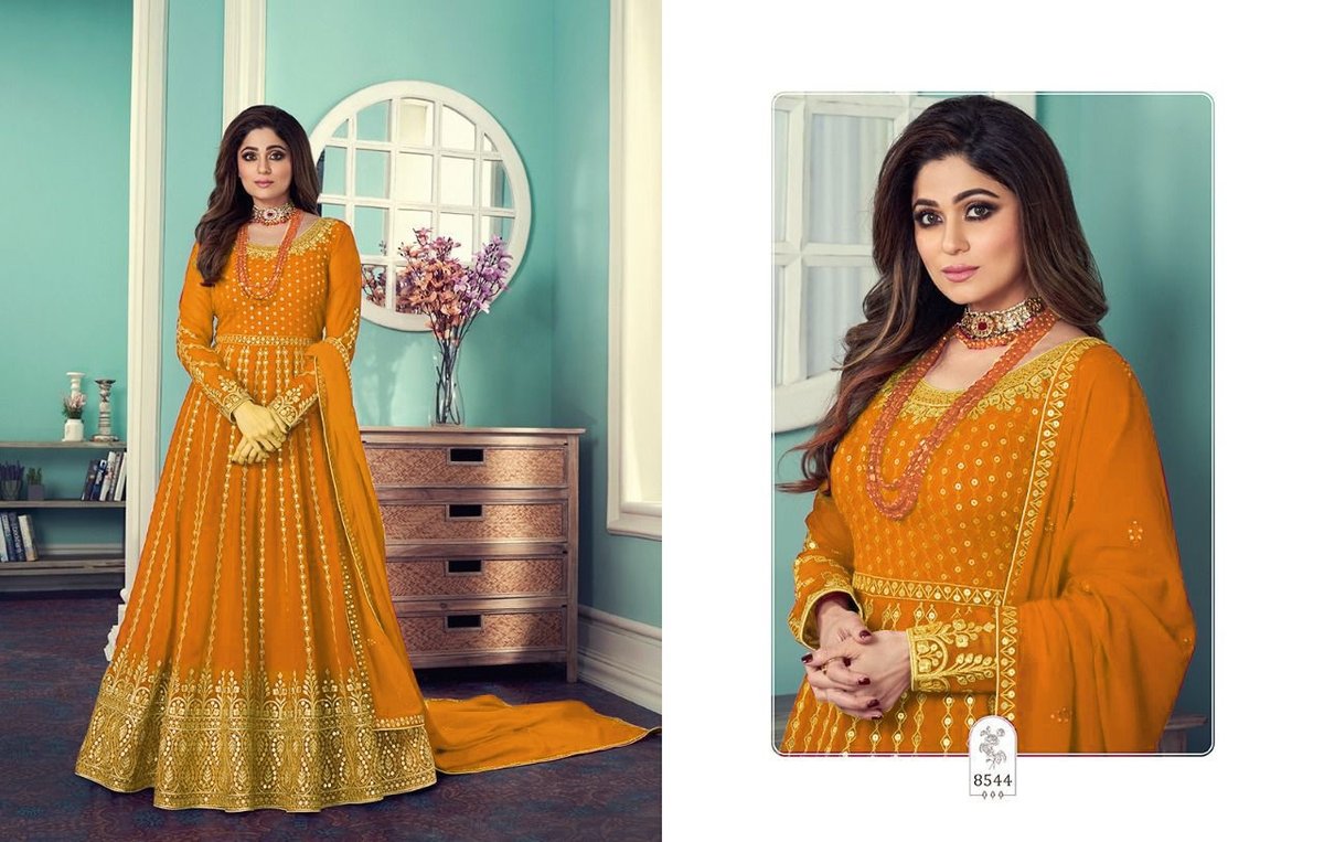 Aashirwad Creation Gulnar Premium Quality 8544 Colors 9