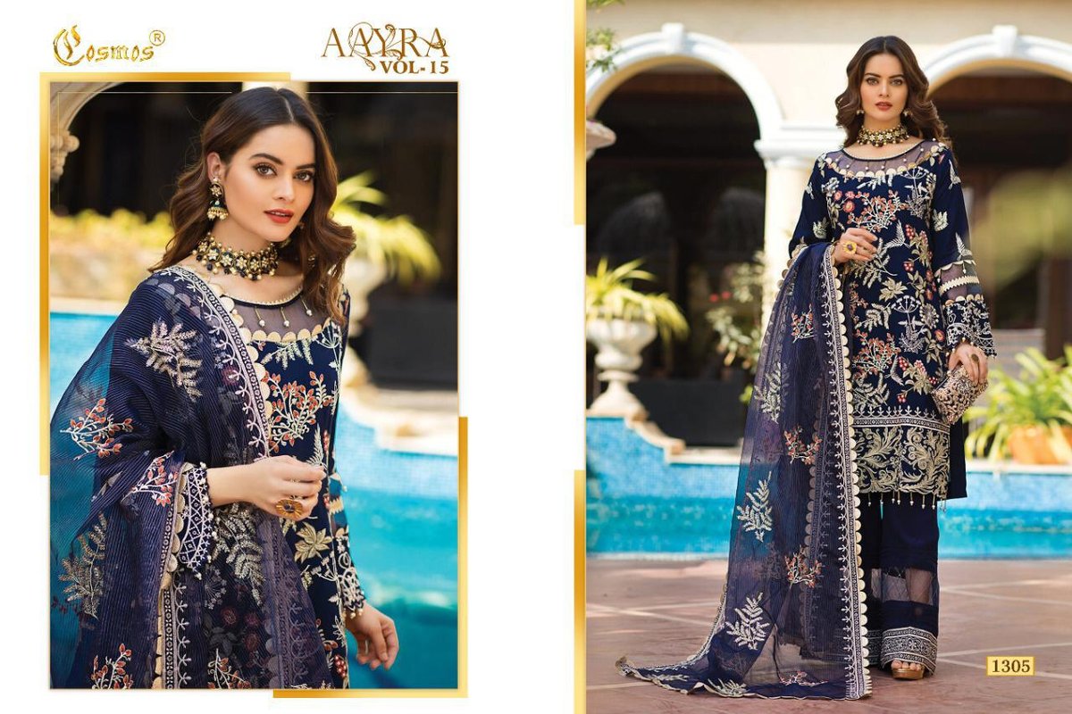 Cosmos Fashion Aayra Vol-15 1301-1306 Series 5