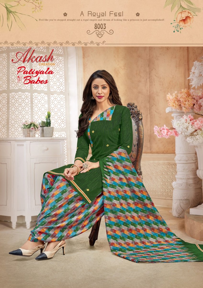 Akash Creation Patiyala Babes Vol-8 8001-8010 Series 3