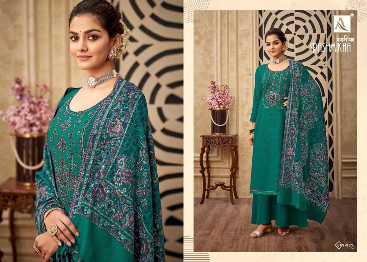 Alok Suits Rashmika 869-001 to 869-007 Series 1
