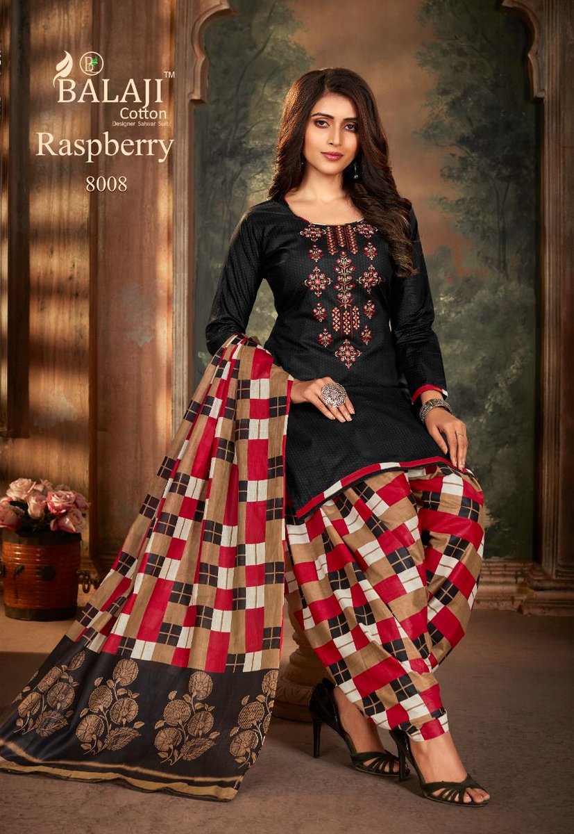 Balaji Cotton Raspberry Vol-8 8001-8012 Series 8