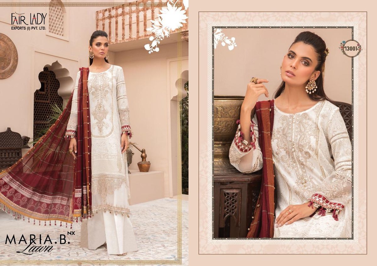 Fair Lady Maria B Lawn Nx 13001-13004 Series 1