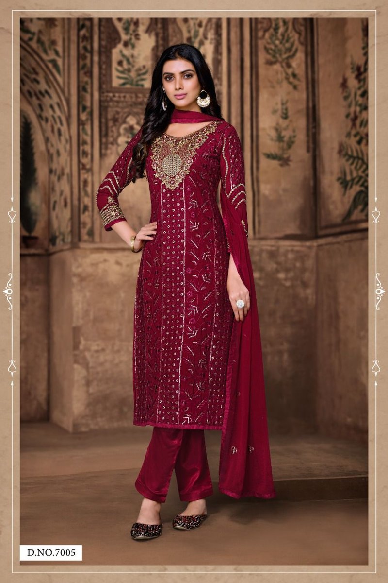 FK Fashion Hub Lakhnavi 7001-7005 Series 5