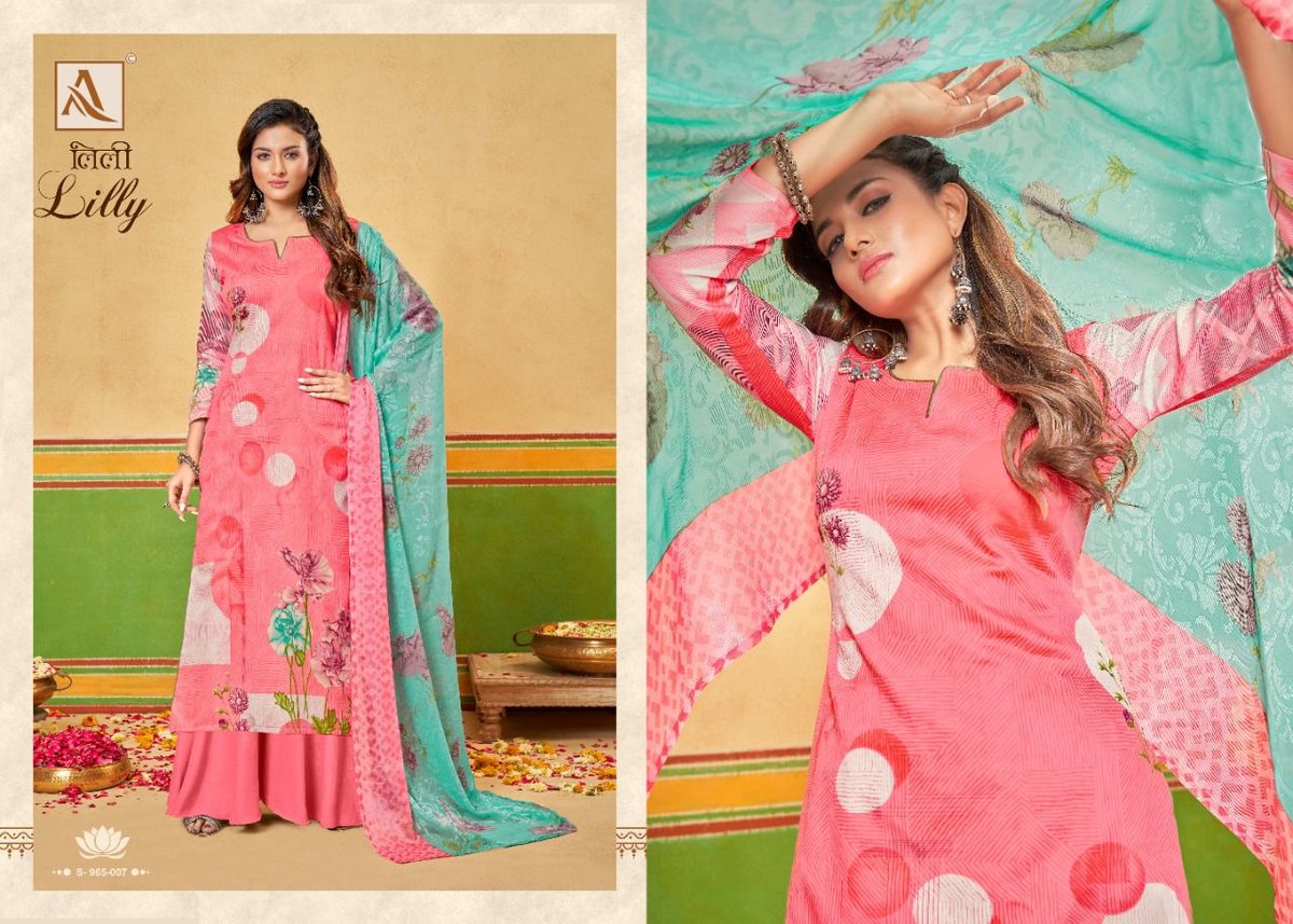 Alok Suit Lilly 965-001 to 965-008 Series 7