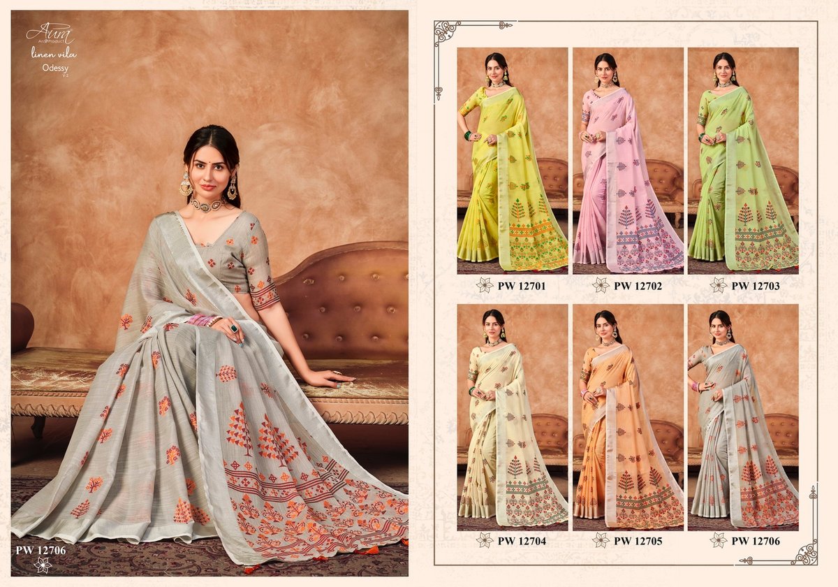 Aura Saree Odessy Vol-2 12701-12706 Series 7