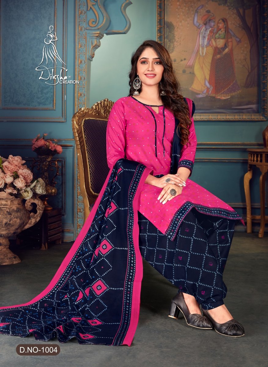 Diksha Creation Colour Stitch Patiyala Vol-4 1001-1010 Series 4