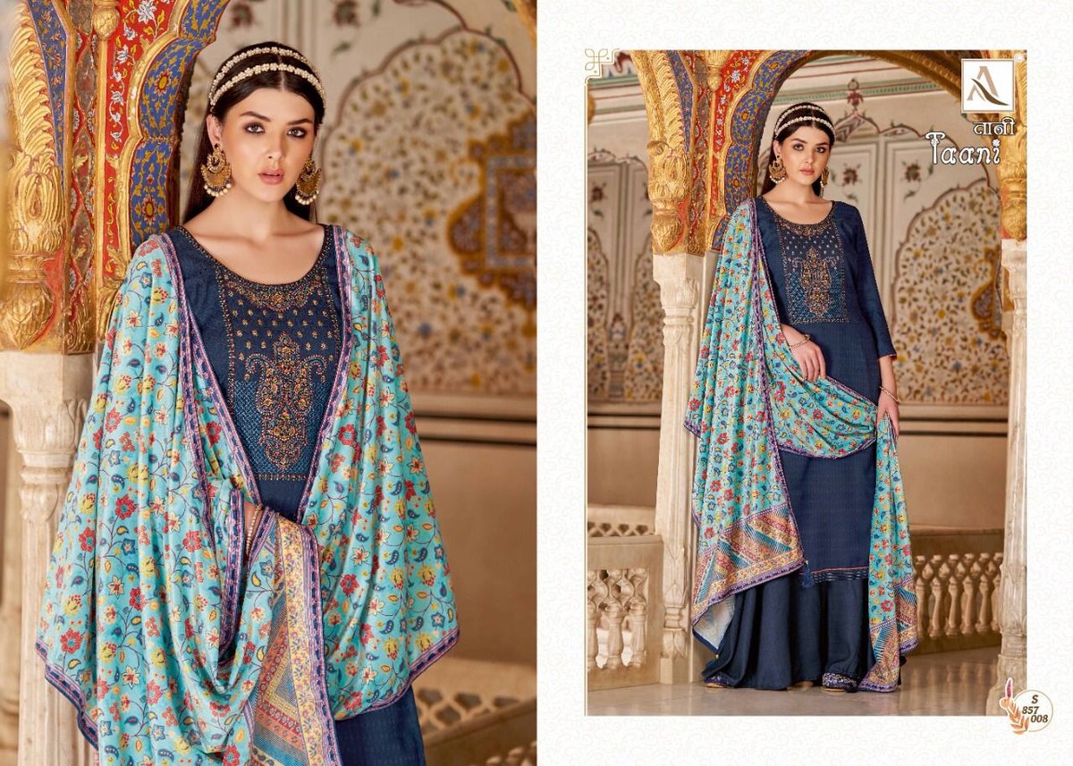 Alok Suits Taani 857-001 To 857-010 Series 8