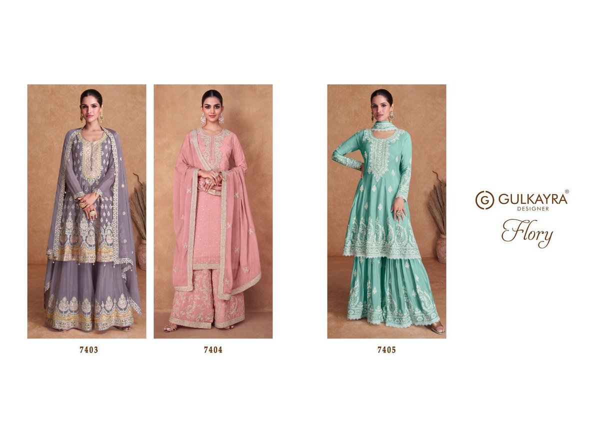Gulkayra Designer Flory 7403-7405 Series 4
