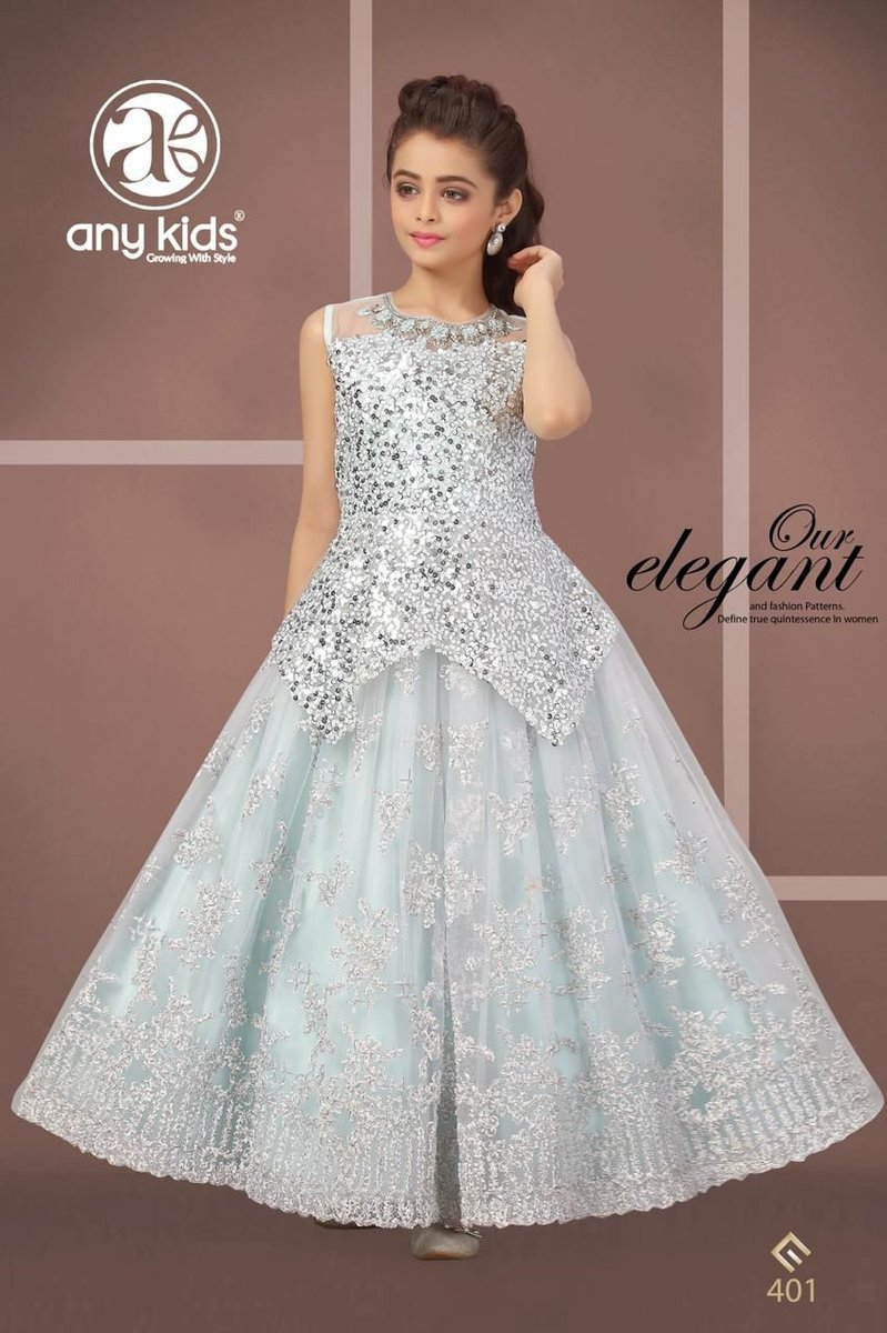 Any Kids Designer Gowns Vol-28 392-411 Series 10