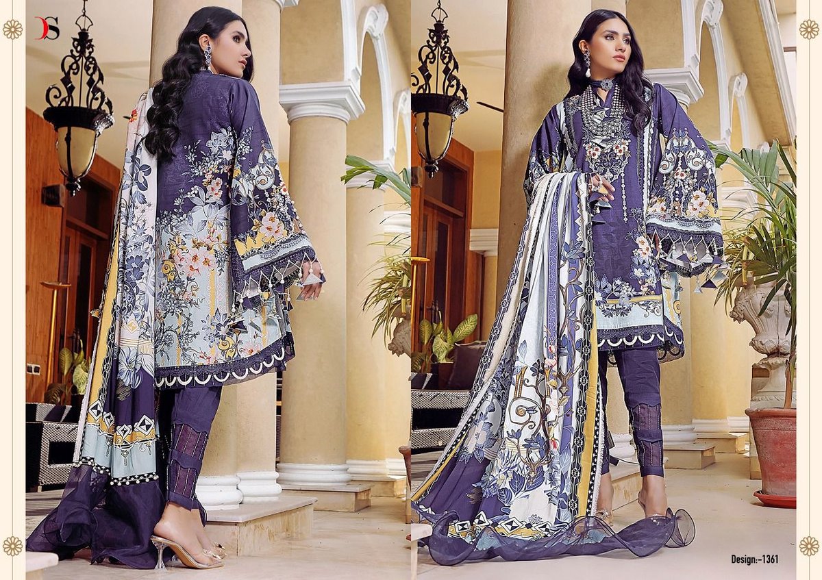 Deepsy Suits Firdous Lawn 22 Vol-2 1361-1368 Series 1