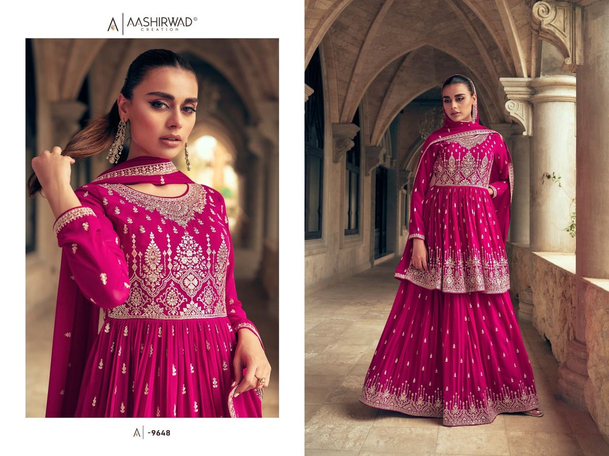 Aashirwad Creation Sadaf 9645-9649 Series 4