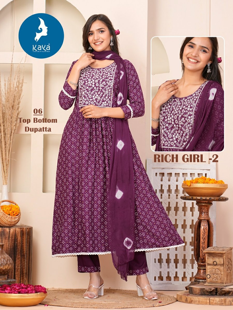 KAYA KURTI RICH GIRL-2 01 TO 06 6