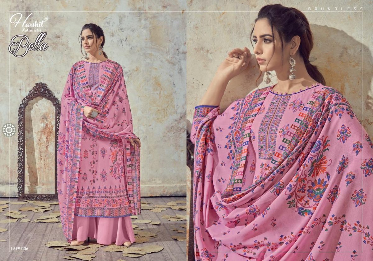 Harshit Fashion Bella 1699-001 to 1699-010 Series 6
