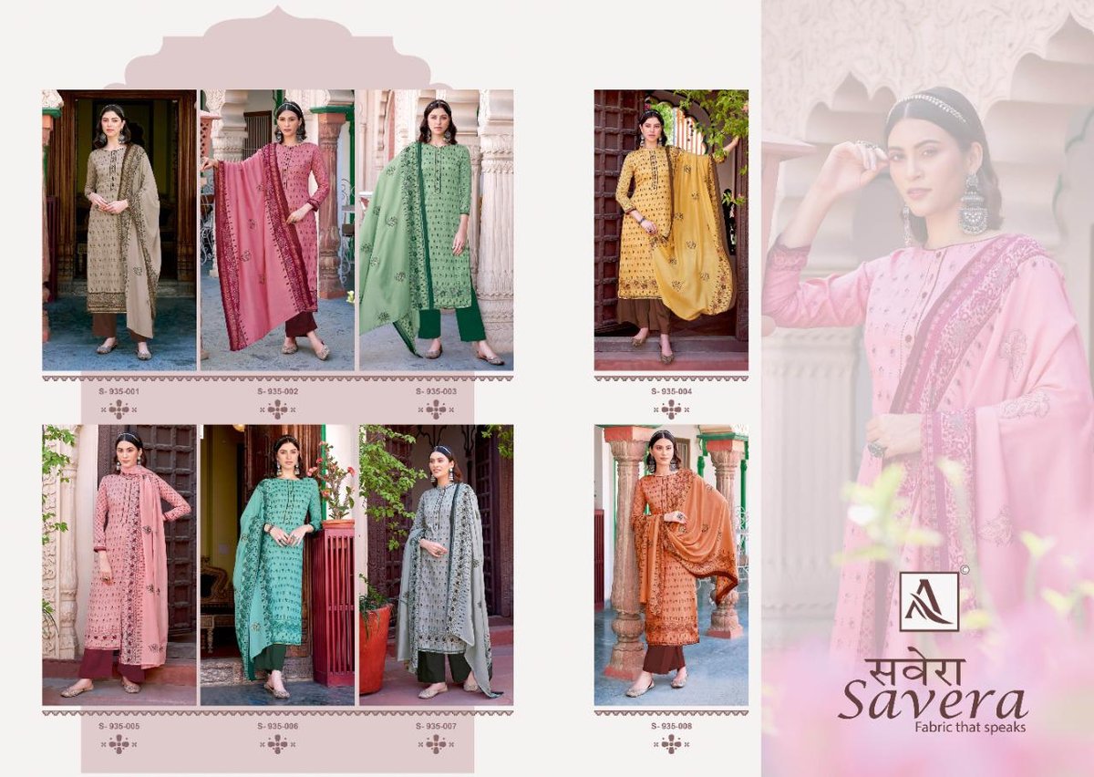 Alok Suit Savera 935-001 to 935-008 Series 9