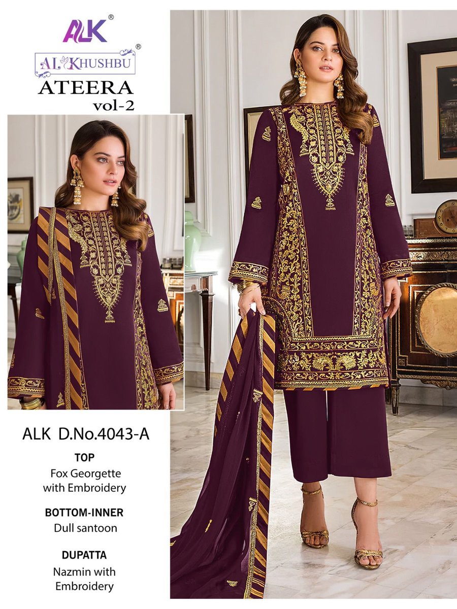 AL Khushbu Ateera Vol-2 4043 Colors 1