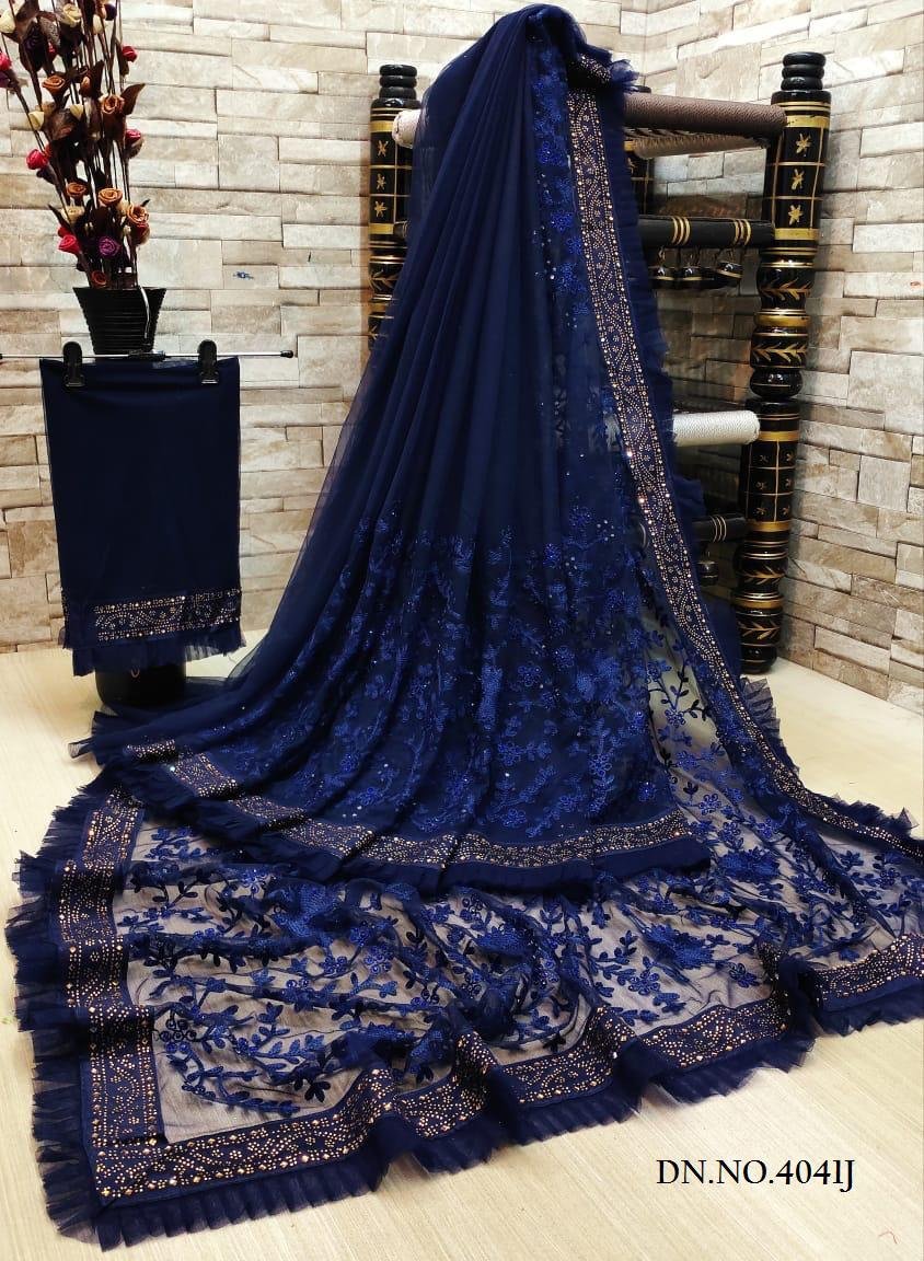 DF Net Saree 4011 Colors 10