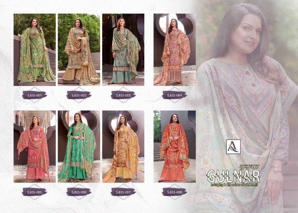 Alok Suits Gulnar 835-001 to 835-008 Series 9