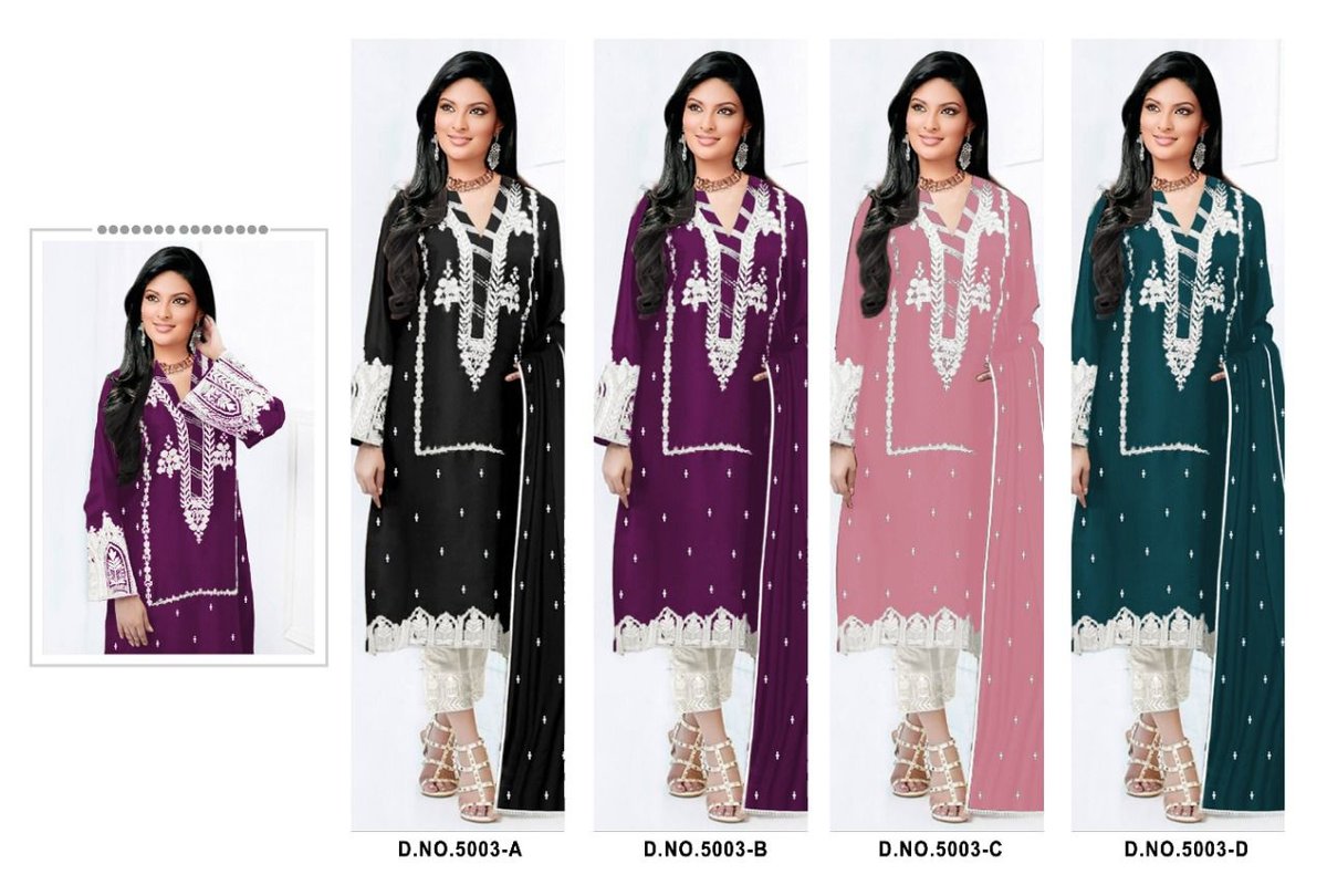 Agha Noor Ready Made Collection 5003 Colors 5