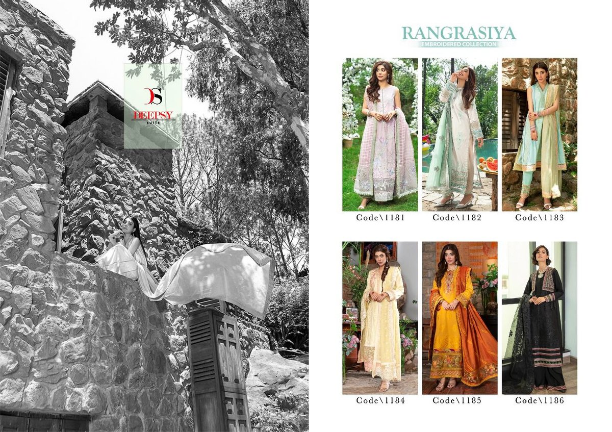 Deepsy Suits Rangrasiya 1181-1186 Series 7