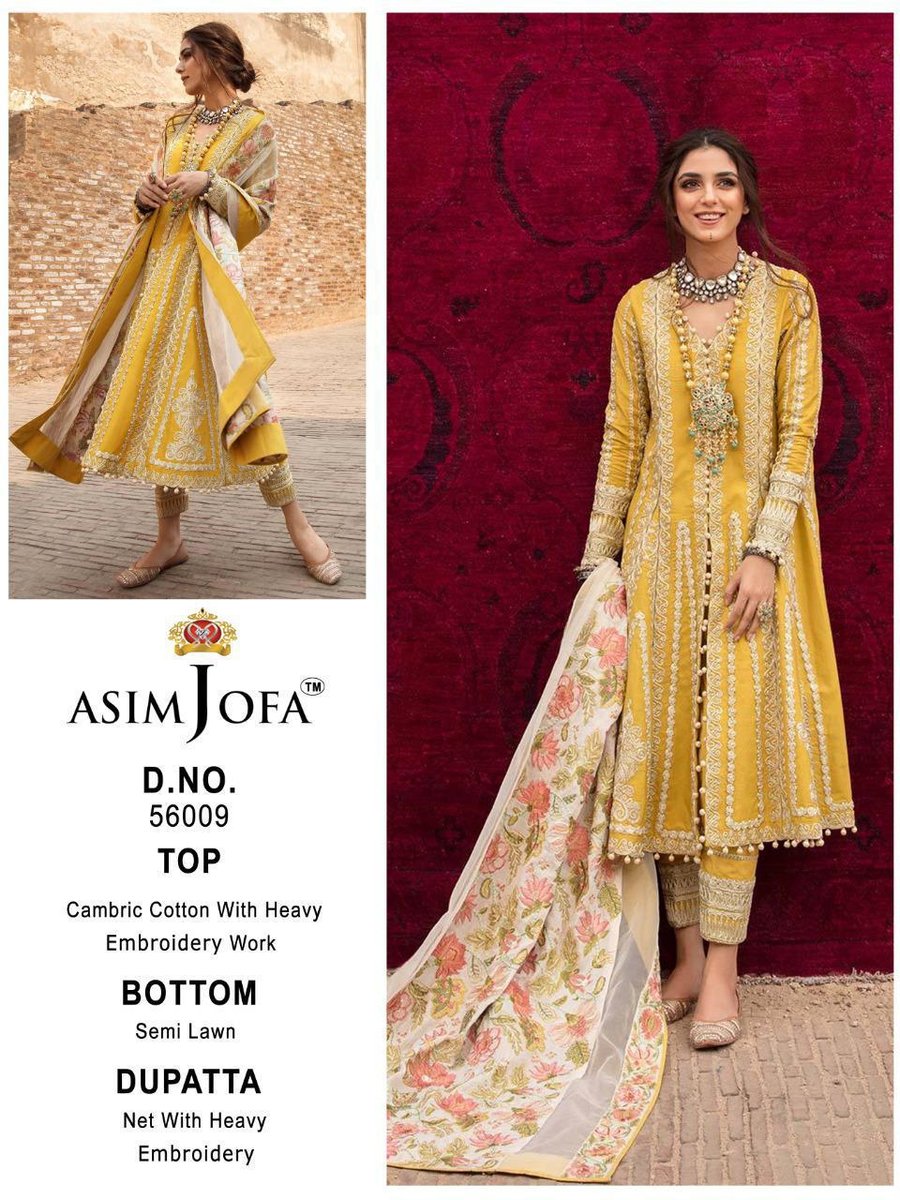 Asim Jofa Super Hit 56009 Dress Material 1