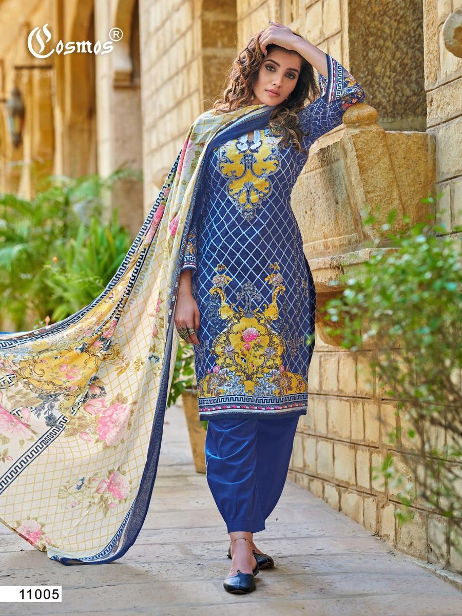 Cosmos Fashion Noor Printed Lawn Vol-2 11001-11008 Series 5