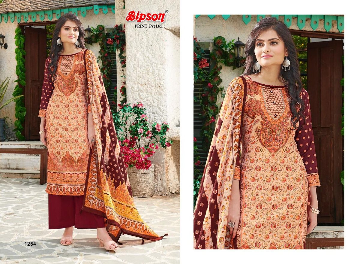 Bipson Prints Kashmiri Queen 1253-1256 Series 2