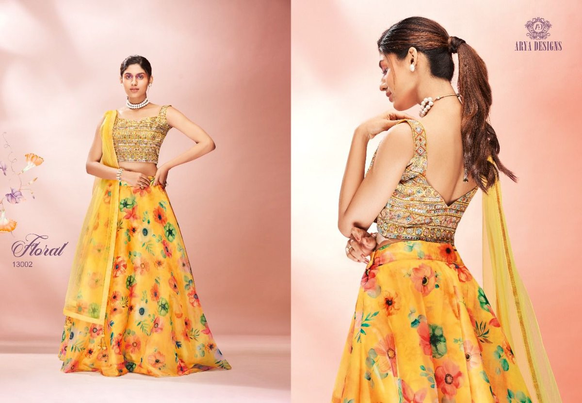 Arya Design Floral Vol-5 13001-13004 Series 2