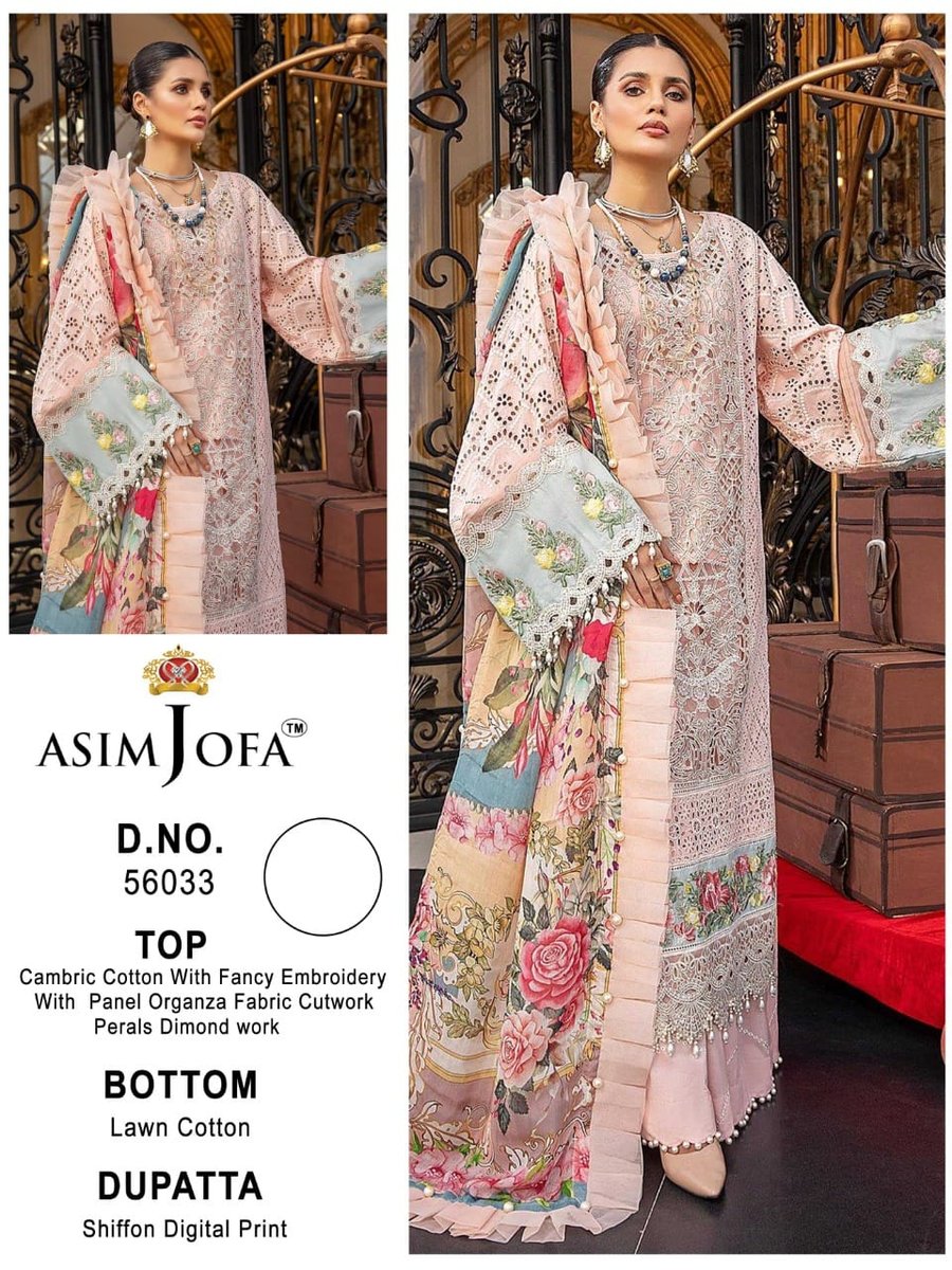 Asim Jofa Super Hit 56033 Dress Material 1