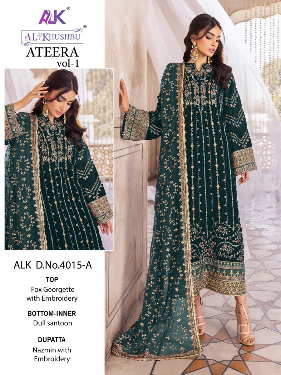 AL Khushbu Ateera Vol-1 4015 Colors 1