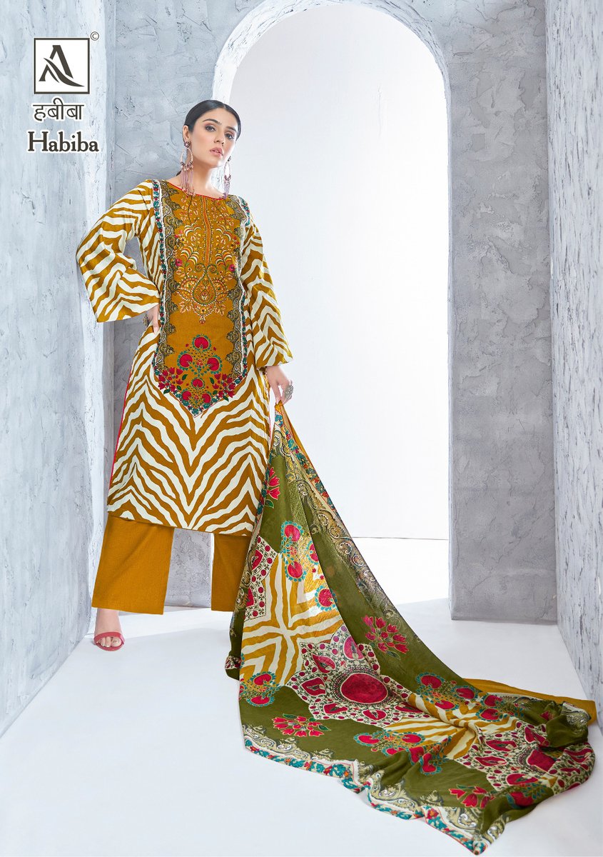 Alok Suit Habiba 1440-001 To 1440-008 Series 5