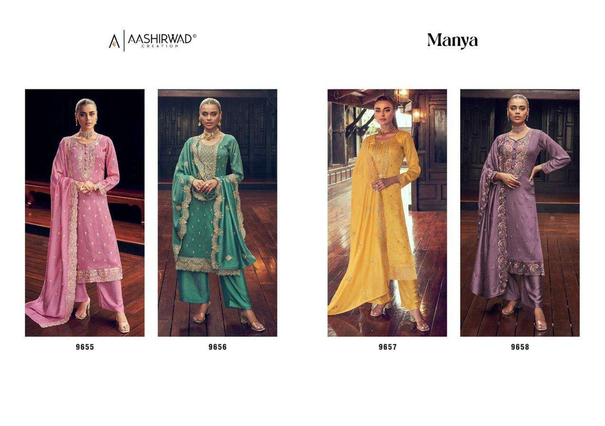 Aashirwad Creation Manya 9655-9658 Series 5