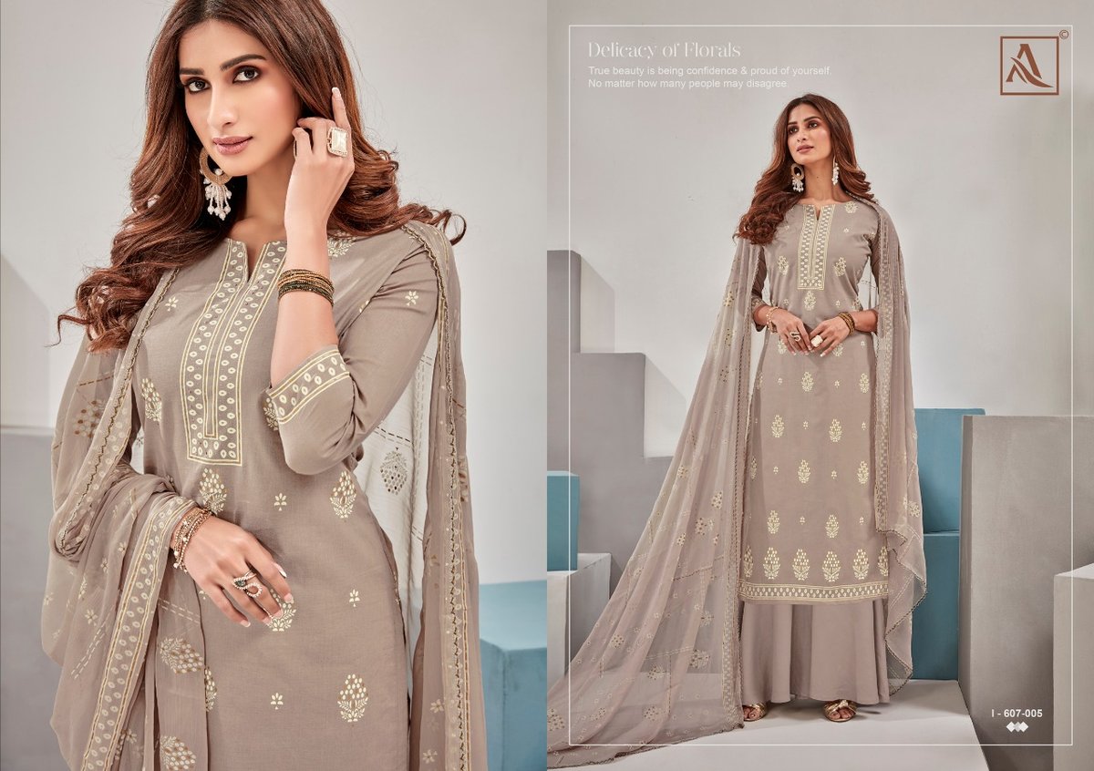 Alok Suits Bloom Gold 607-001-607-010 Series 5