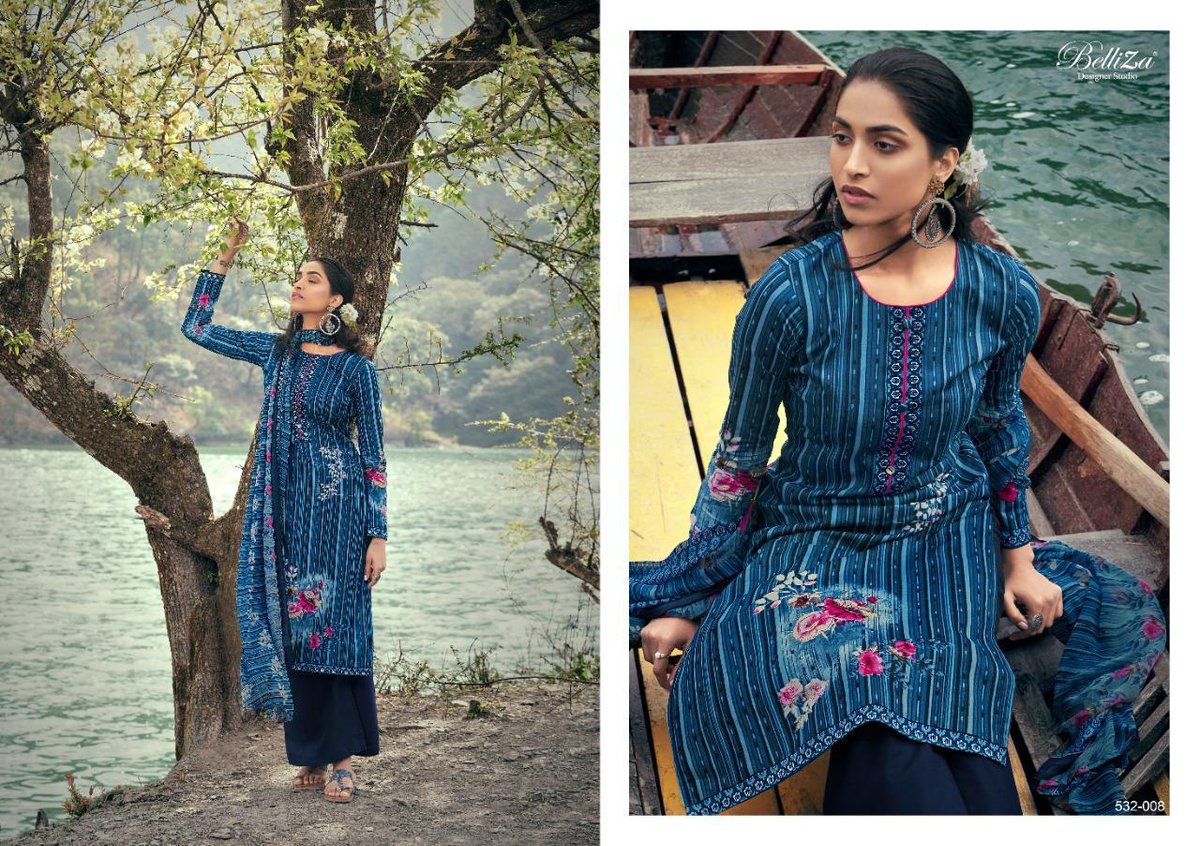 Belliza Designer Festive Fusion 532-001 to 532-010 Series 8