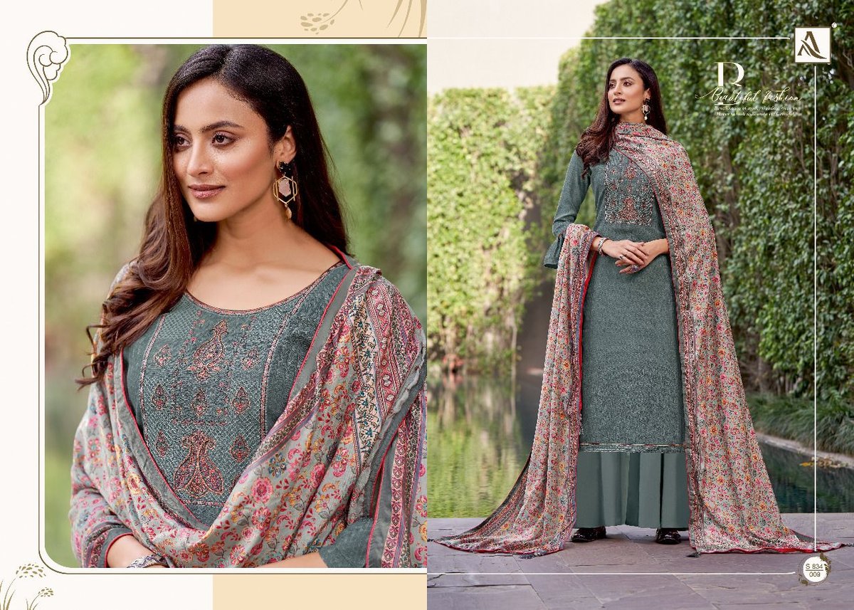Alok Suits Mahikaa 834-001 to 834-010 Series 9