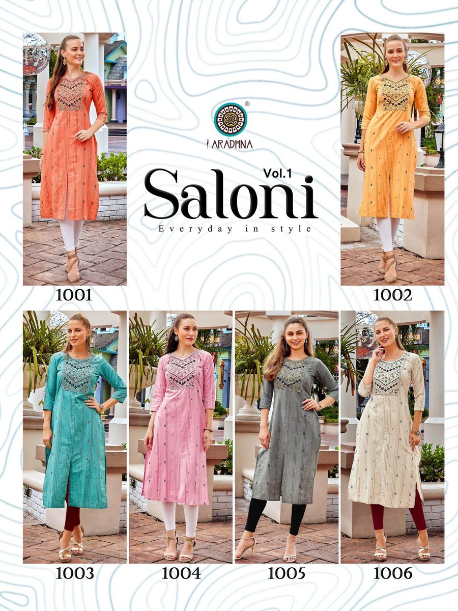 Aradhna Fashion Saloni Vol-1 1001-1006 Series 7