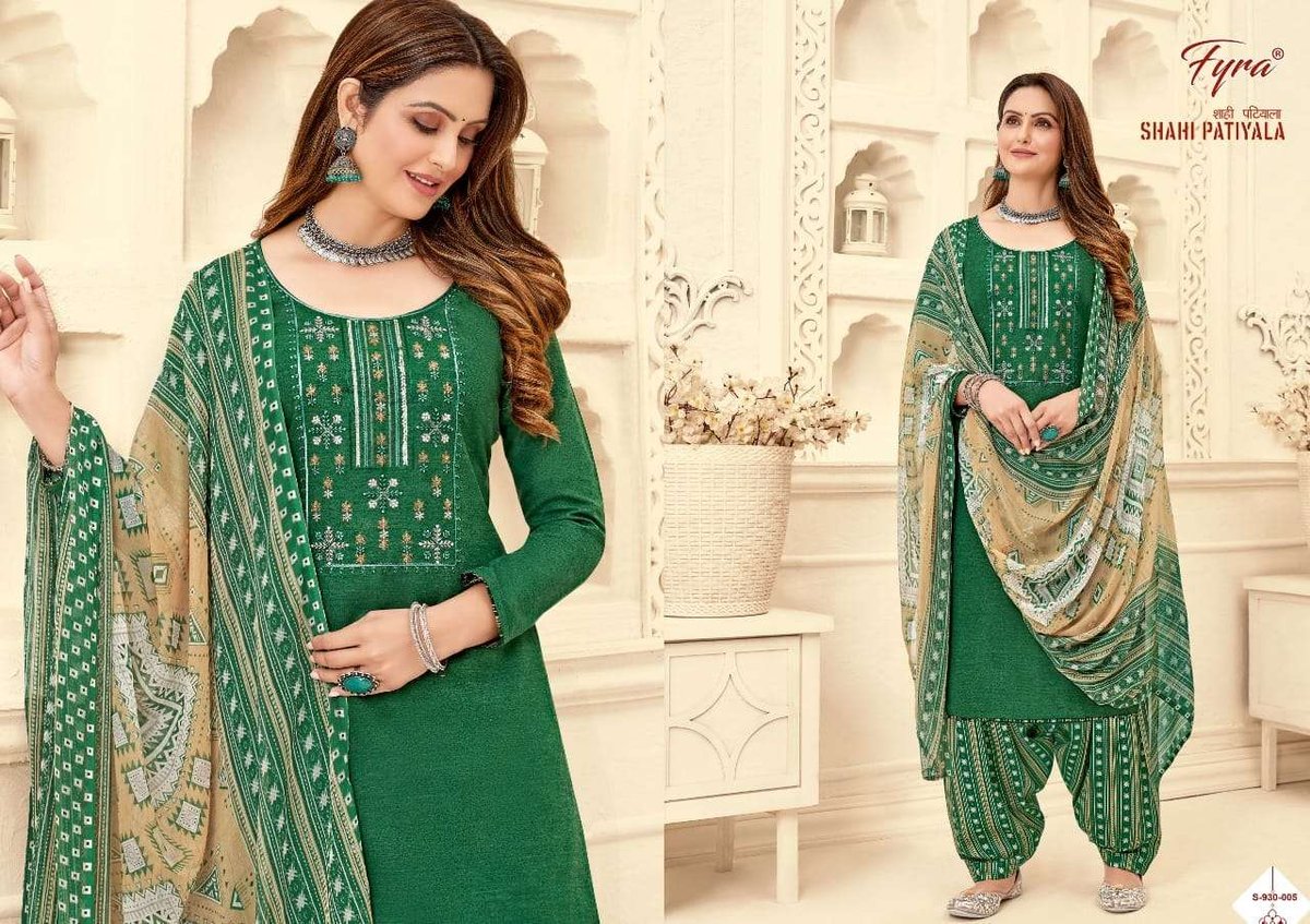 Alok Suit Fyra Shahi Patiyala 930-001 to 930-010 Series 5