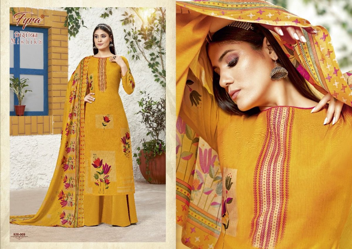 Alok Suit Fyra Mishika 920-001 to 920-010 Series 9