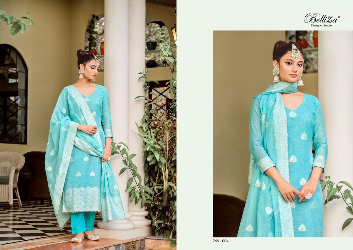 Belliza Designer Zeenat 769-001 To 769-006 Series 4