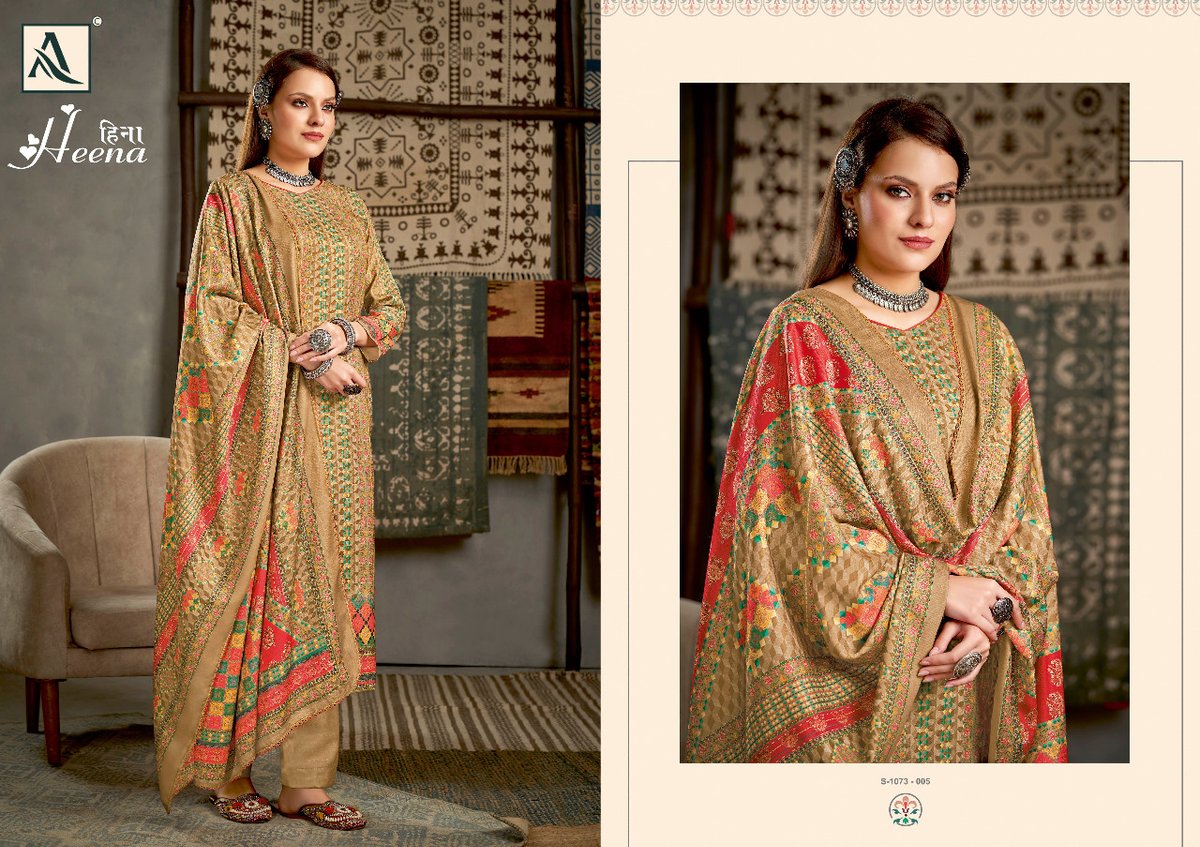 Alok Suit Heena 1073-001 to 1073-008 Series 5