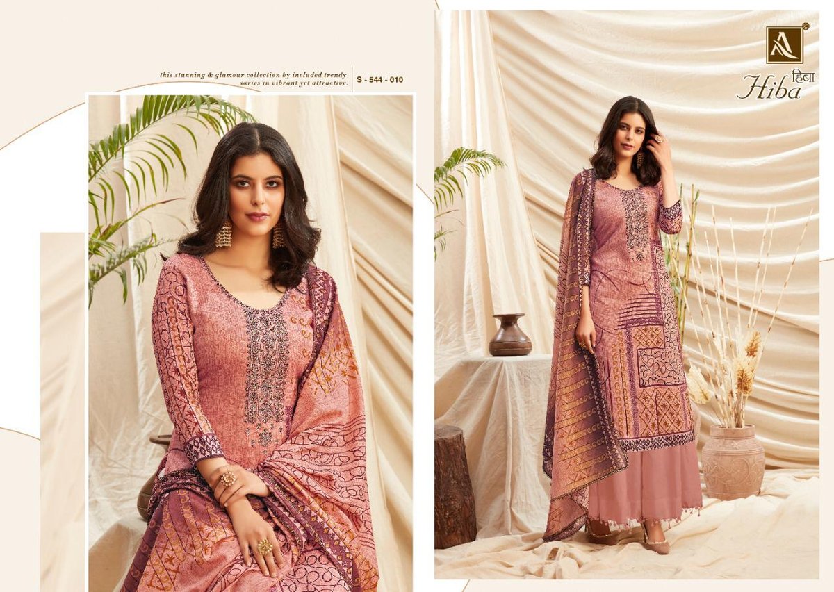 Alok Suit Hiba 544-001 To 544-010 Series 10