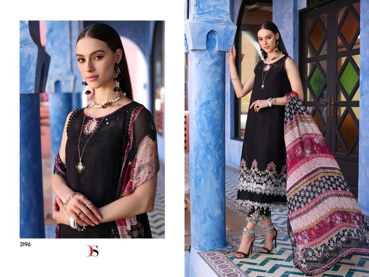 Deepsy Suit Noor Luxury Chikankari Lawn 23 3191-3196 Series 6