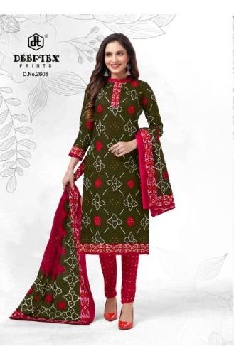 Deeptex Prints Classic Chunaris Vol-26 2601-2616 Series 8