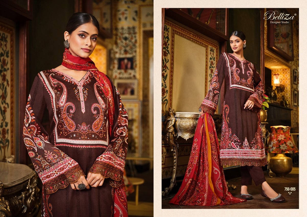 Belliza Designer Haafiza 756-001 to 756-010 Series 5