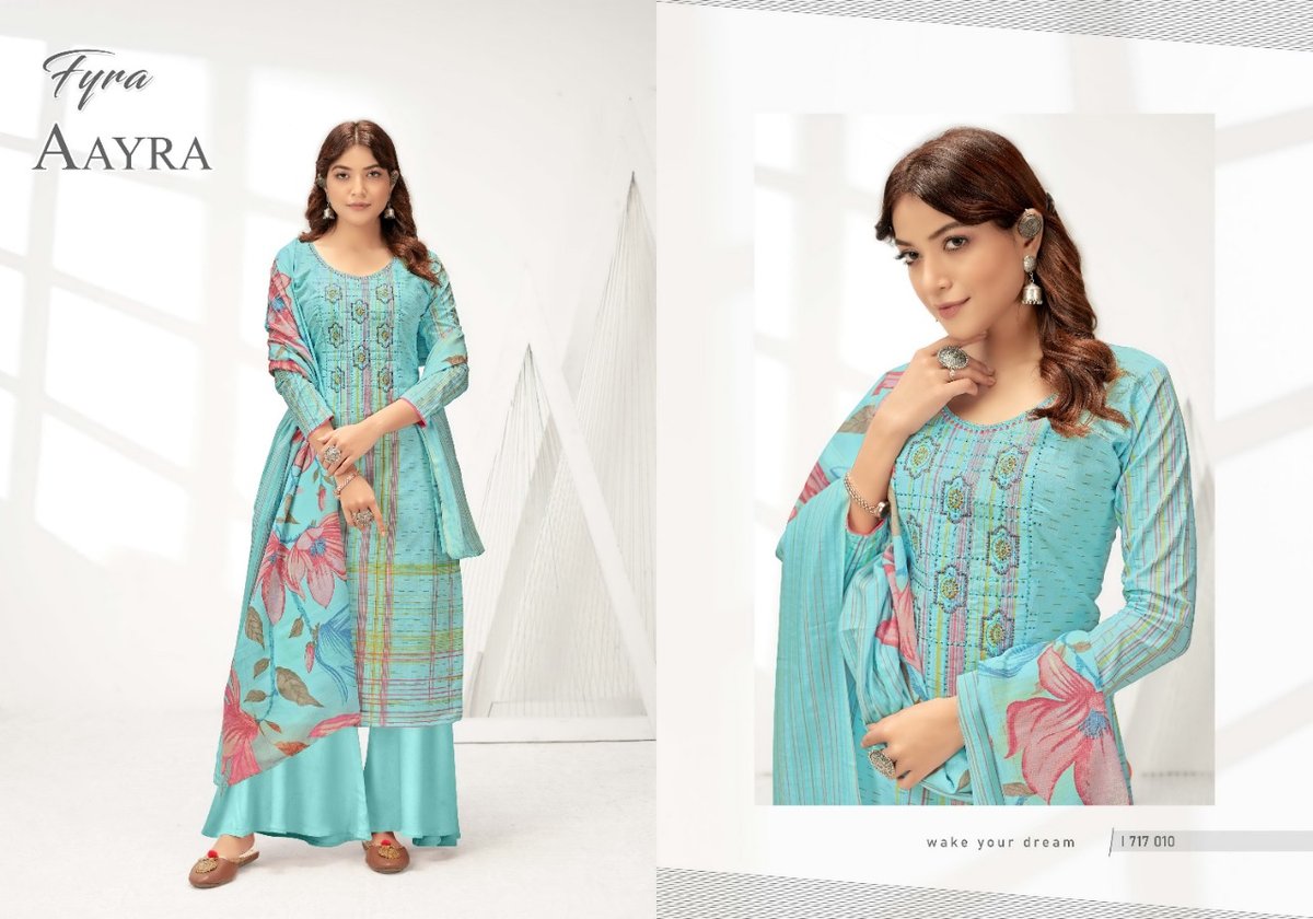 Alok Suits Fyra Aayra 1717-001 to 1717-010 Series 10