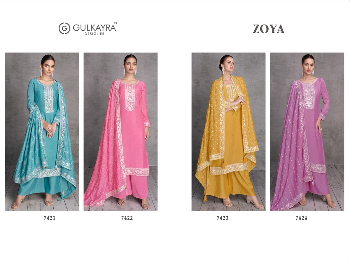 Gulkayra Designer Zoya 7421-7424 Series 5