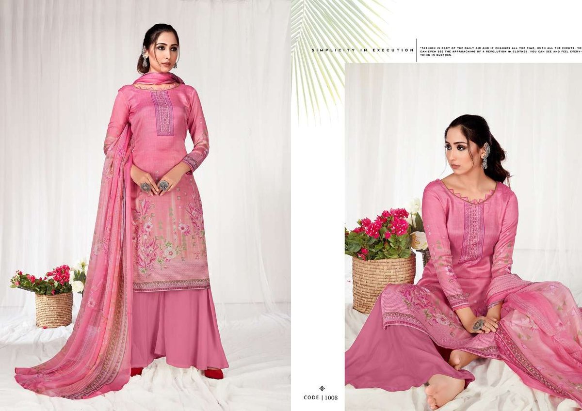 Anita Silk Kesariya Zaara 1001-1008 Series 8