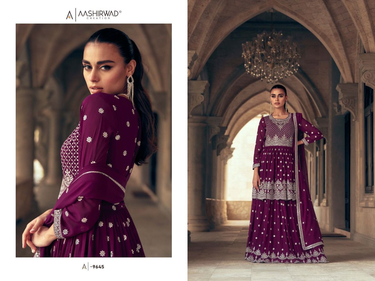 Aashirwad Creation Sadaf 9645-9649 Series 1