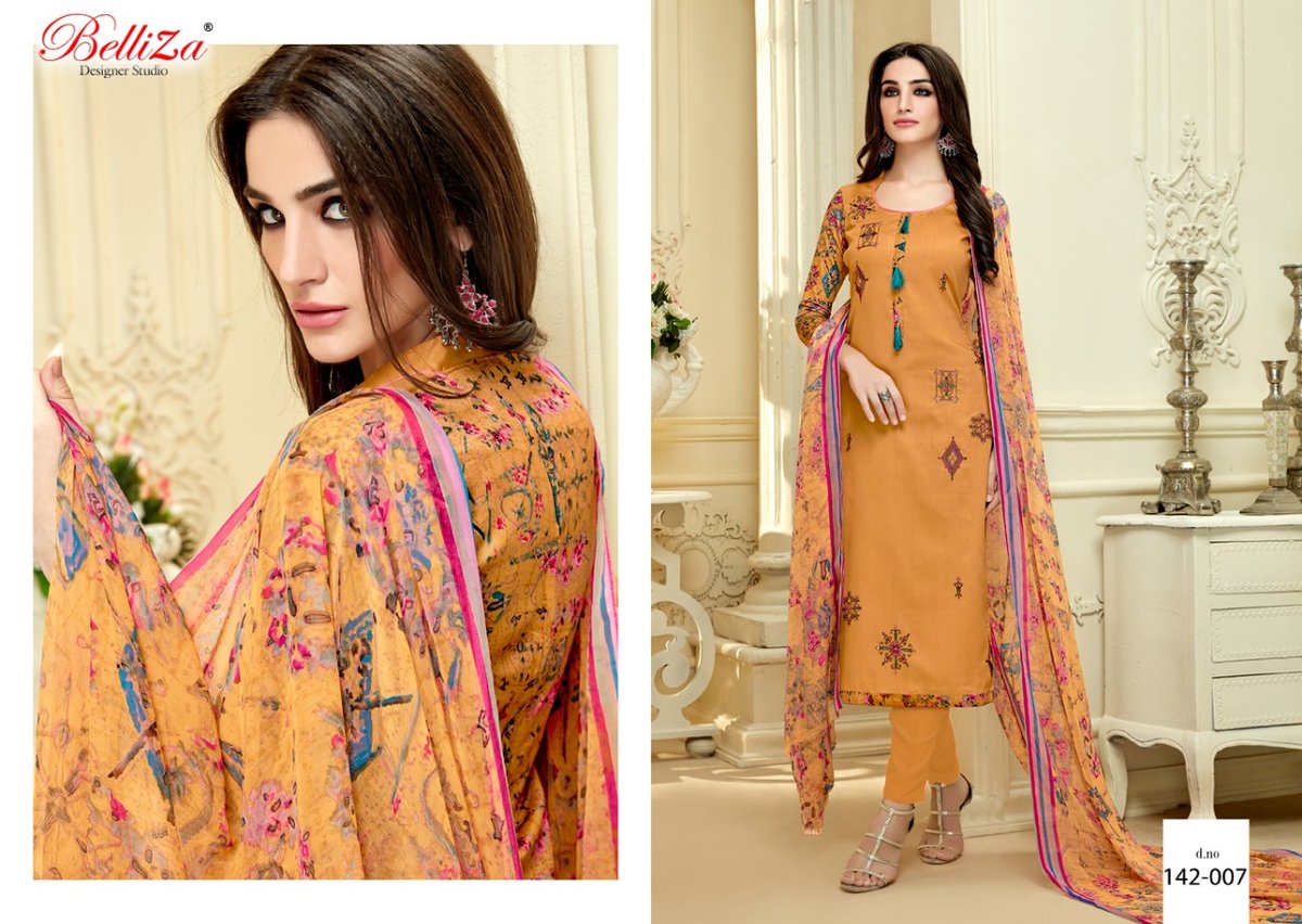 Belliza Designer Shabana 142-001 to 142-010 Series 7