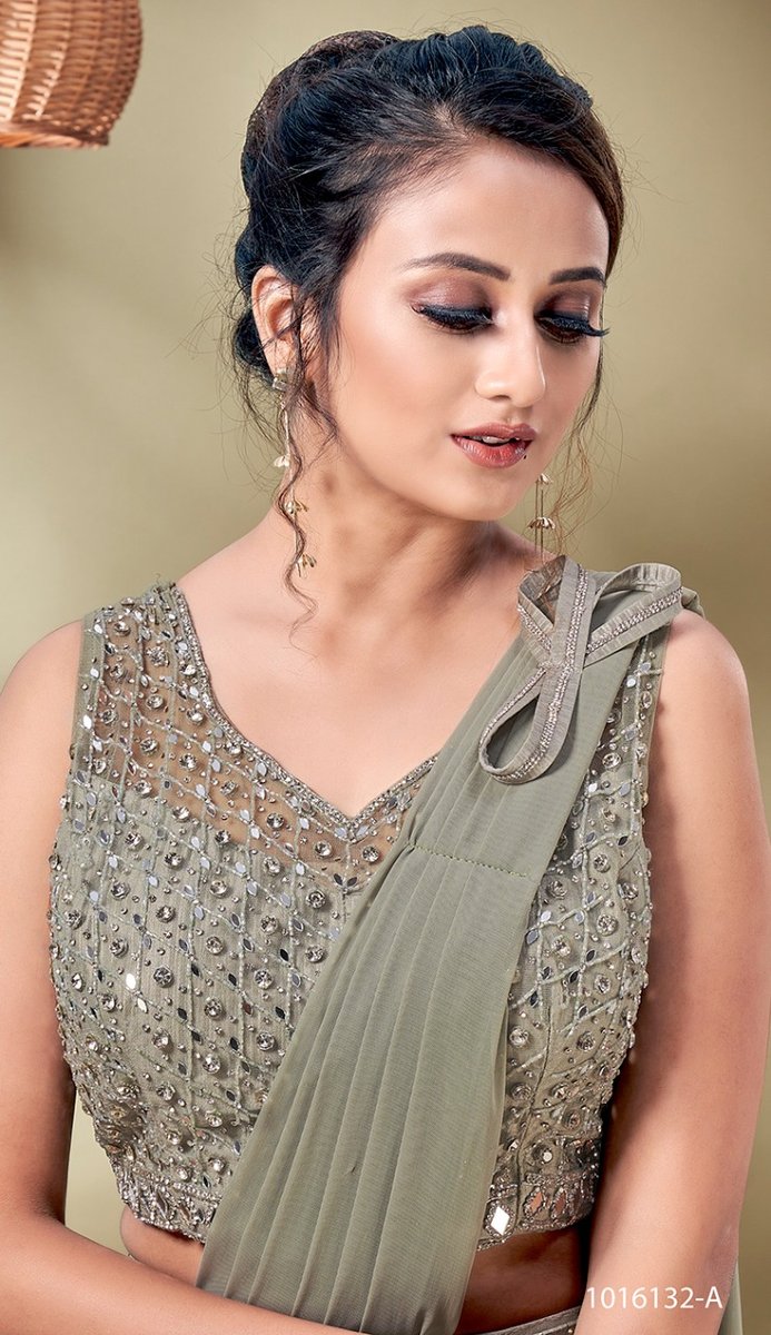 Aamoha Trendz Ready To Wear Designer Saree 1016132 Colors 2