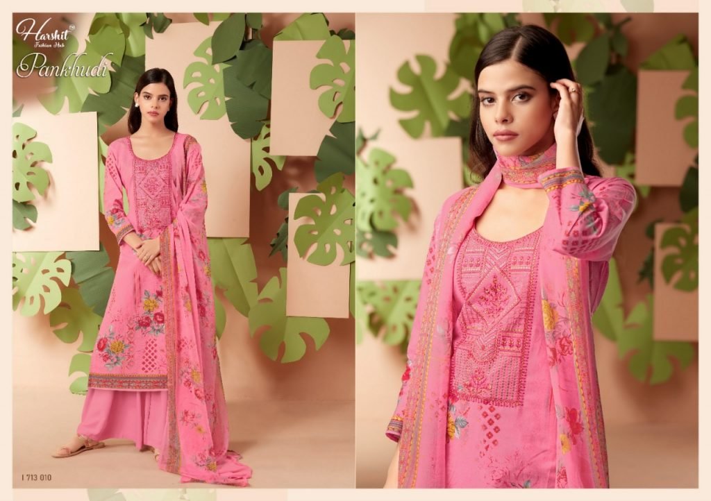 Harshit Fashion Pankhudi 1713-001 to 1713-010 Series 10